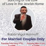 Rabbi Haimoff for married couples only