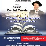 new experience for the pesach seder